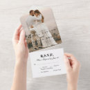 Search for fancy initial postcards Modern monogrammed folded marriage