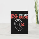 Search for deaf cards Hand