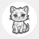 Search for cat design stickers Cute cat illustration