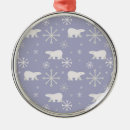 Search for polar bear christmas tree decorations Snowflakes