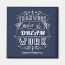 Search for team magnets Typography