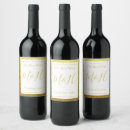 Search for gold foil wine labels Celebration