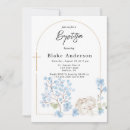 Search for baby angel christening invitations Wings