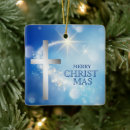 Search for silver star christmas tree decorations Religious