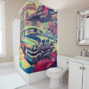 Search for classic car shower curtains Vintage