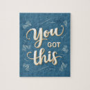 Search for motivational puzzles Typography