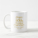 Search for gold anniversary mugs Elegant
