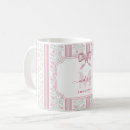 Search for pink bow mugs Cottagecore