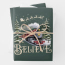 Search for the polar express wrapping paper Snow