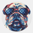 Search for american bulldog stickers 4th of july