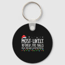 Search for deck round key rings Santa claus