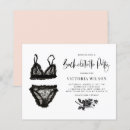 Search for lingerie party invitations Black lace