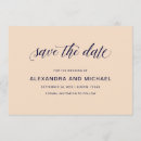 Search for navy blush save the dates Simple
