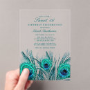 Search for peacock sweet 16 invitations Sparkle