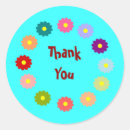 Search for wreath of flowers thank you stickers Cute