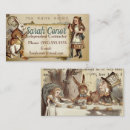 Search for alice in wonderland business cards White rabbit
