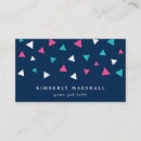 Search for triangle business cards Fun