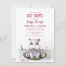 Search for rivers 5x7 invitations Pink