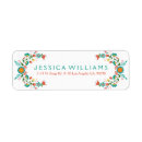 Search for turquoise red return address labels Retro