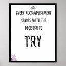 Search for accomplish posters Motivational quote