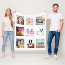 Search for 16 photo collage blankets Unique