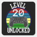 Search for 20th birthday stickers Level