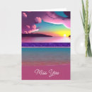 Search for pink sunset cards Beach