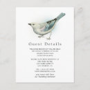 Search for bird 4x5 invitations Gold