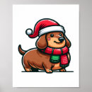 Search for christmas dachshund posters Puppy