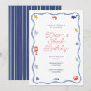 Search for coastal birthday invitations Vintage