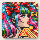 Search for pop art coasters Comic