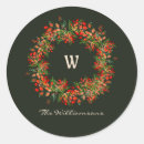 Search for elegant holly wreath stickers Greenery