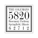 Search for square rubber stamps Modern