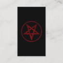 Search for satan business cards Pentagram