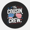 Search for funny cousin stickers Patriotic