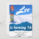 Search for snowboard birthday invitations Grunge