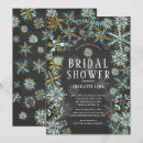 Search for winter wonderland bridal shower invitations Blue