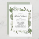 Search for lily bridal shower invitations Greenery