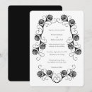 Search for black swirls invitations Gothic