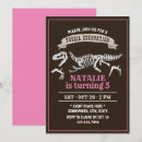 Search for dinosaur bones invitations Prehistoric