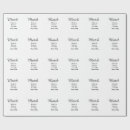 Search for marriage wrapping paper Calligraphy typography elegant