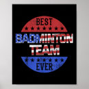 Search for badminton shuttlecock posters Flag