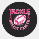 Search for tackle football stickers Breast cancer awareness