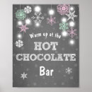 Search for hot chocolate bar signs Baby shower