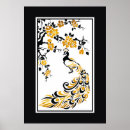 Search for peacock decor posters Black