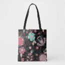 Search for flower embroidery tote bags Illustration
