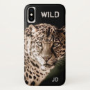 Search for wild animal iphone cases Black