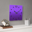 Search for lilac purple clocks Minimalist