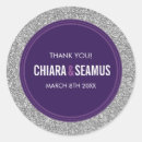 Search for purple glitter wedding stickers Chic
