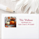Search for thanksgiving return address labels Fall leaves